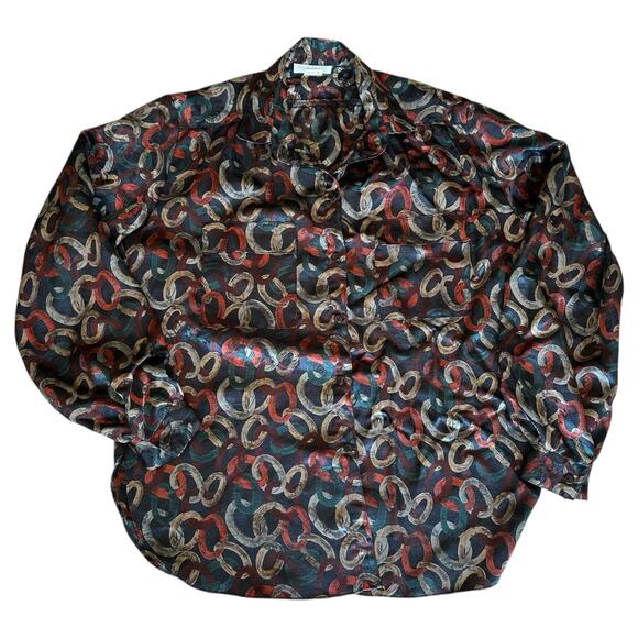 Vintage Womens Button Up Bundle Size Medium Funky Prints Golden Girls - Picture 4 of 10